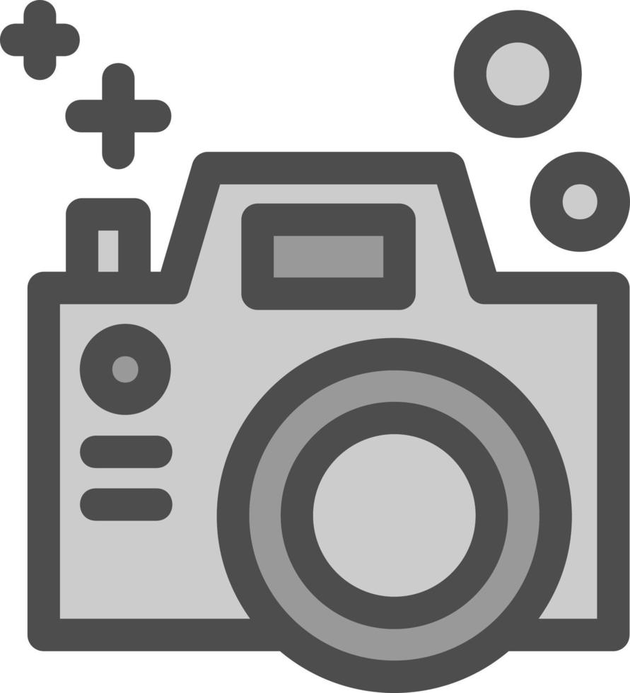 Color Camera Flat Icon vector