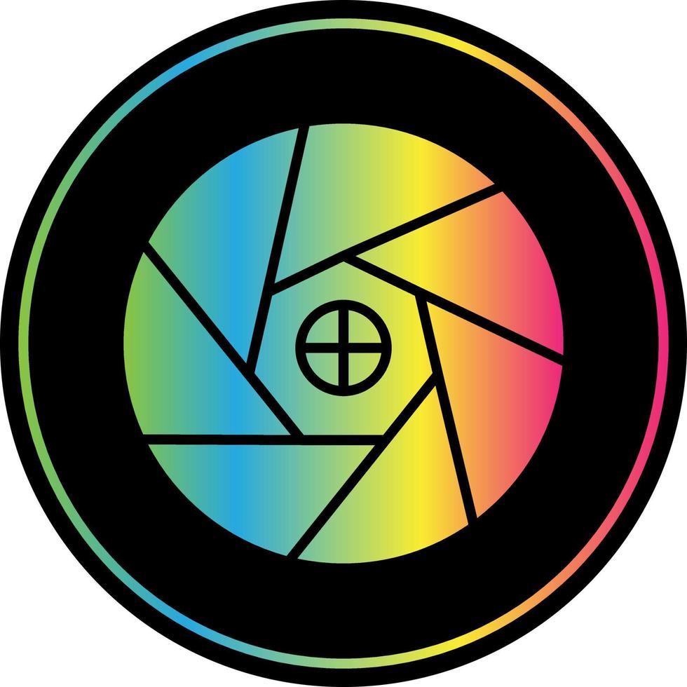 Diaphragm Flat Icon vector