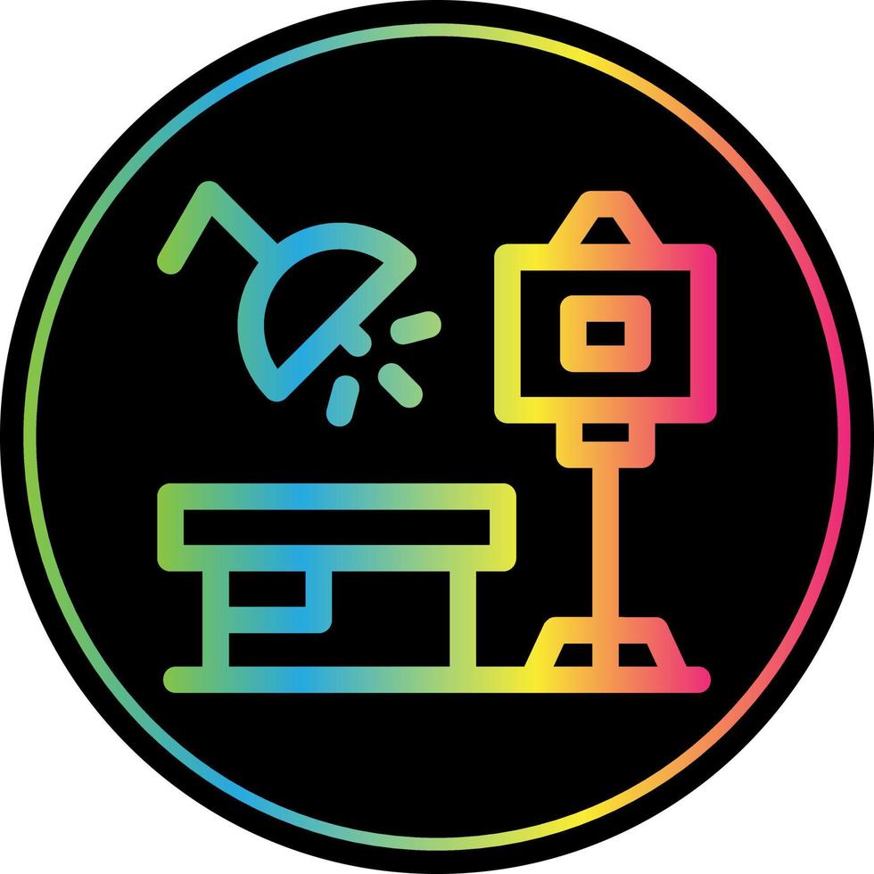 Photo Studio Flat Icon vector