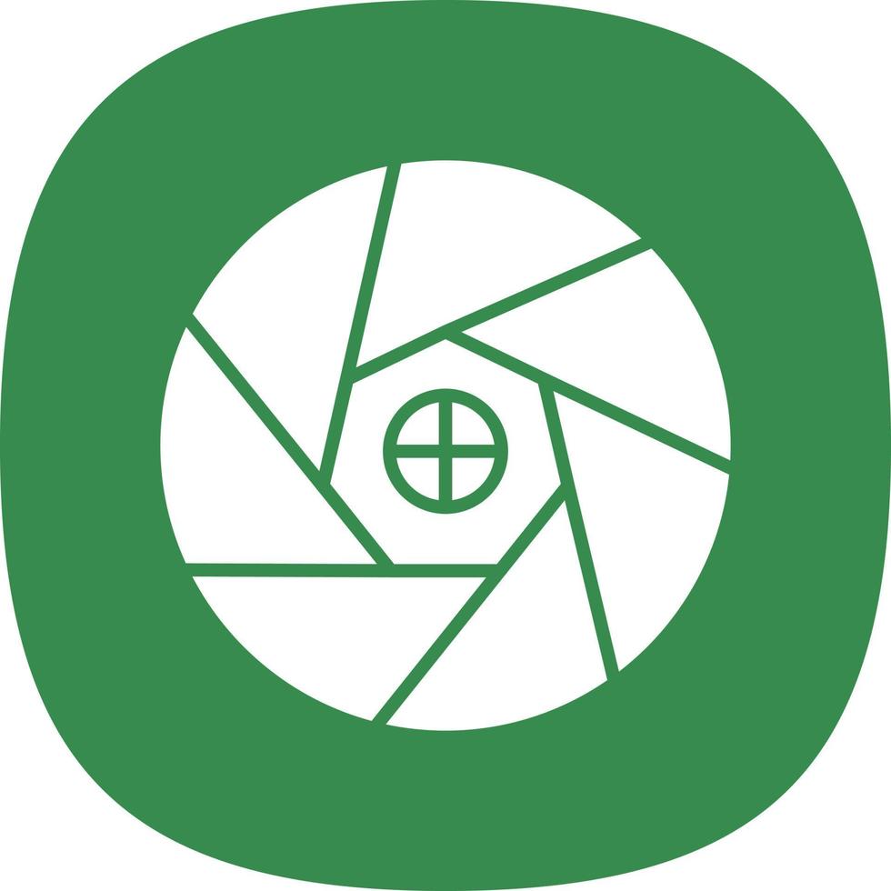 Diaphragm Flat Icon vector