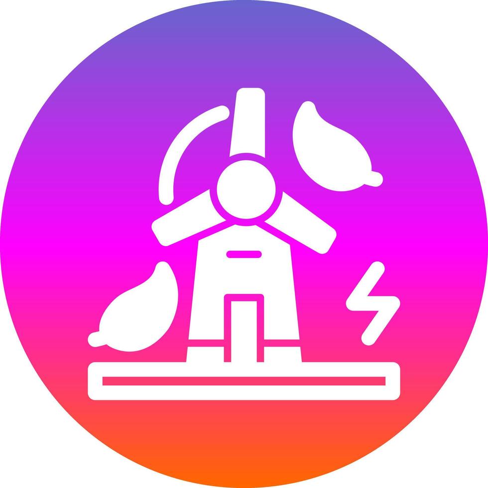 Windmill Flat Icon vector