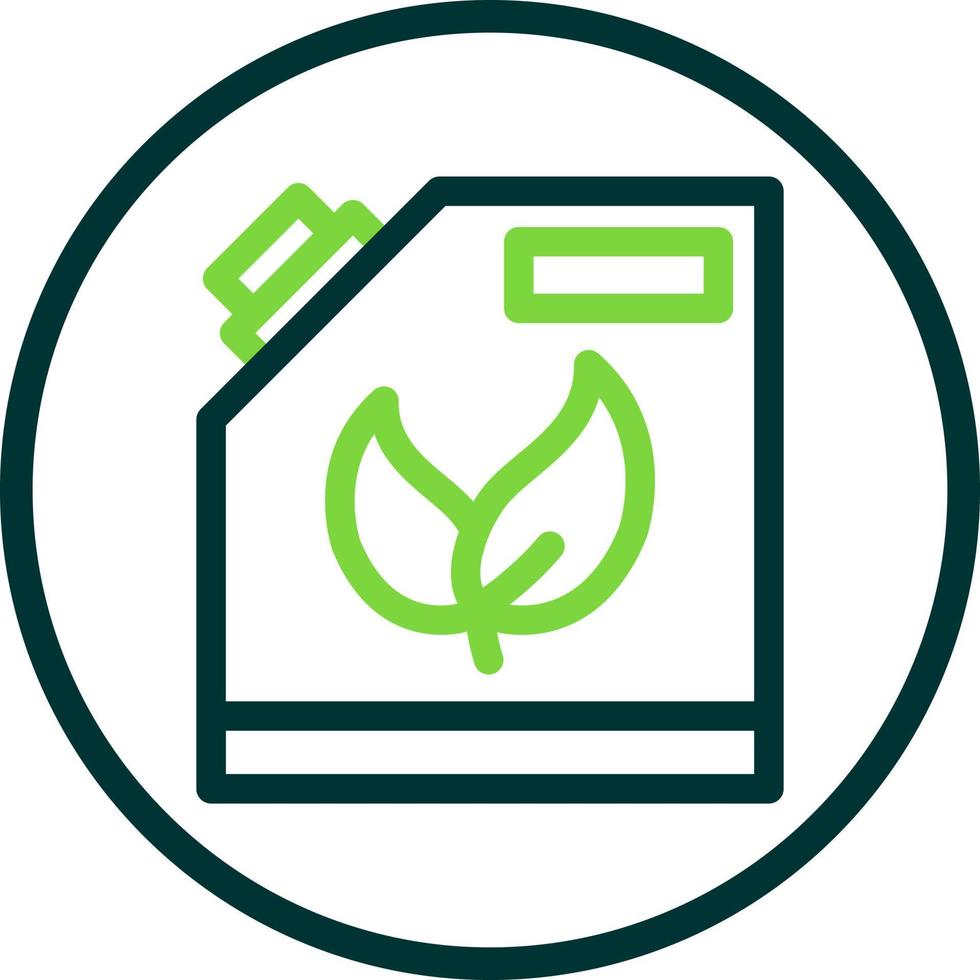 Biofuel Can Flat Icon vector