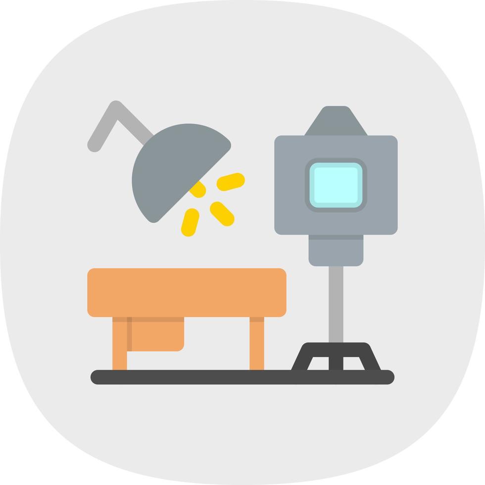 Photo Studio Flat Icon vector