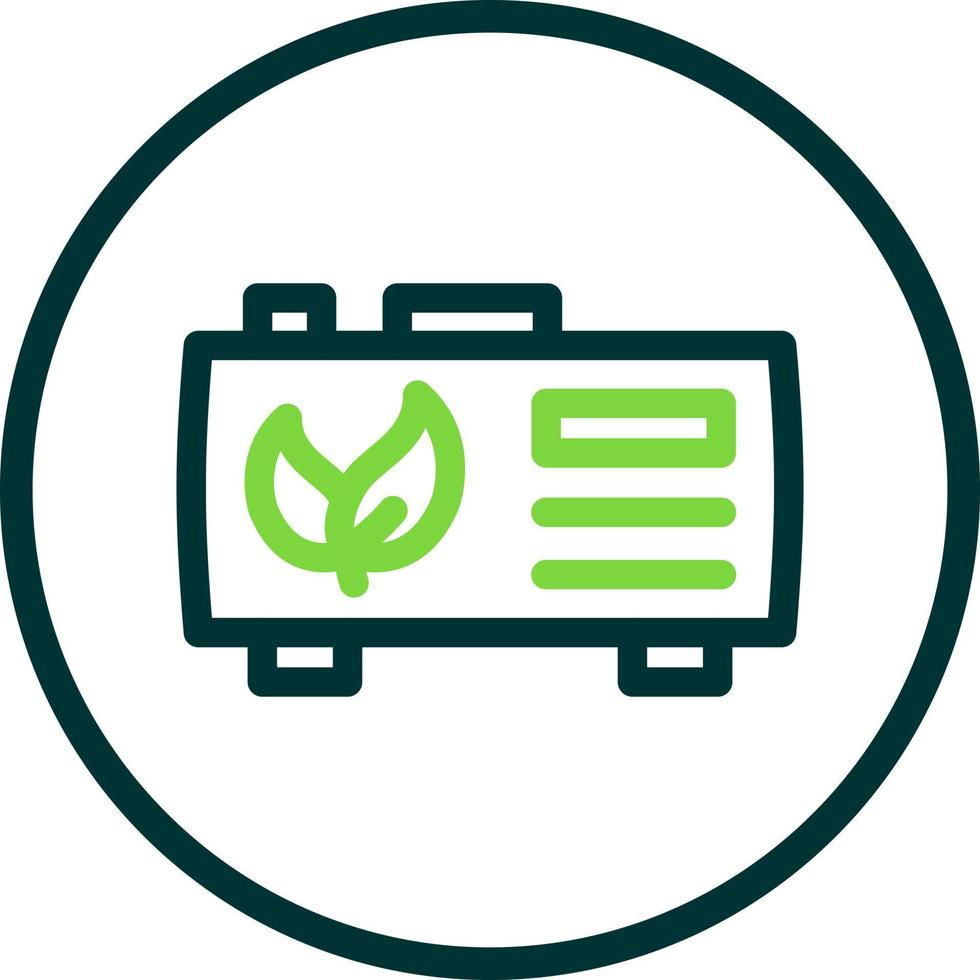 Biogas Flat Icon vector