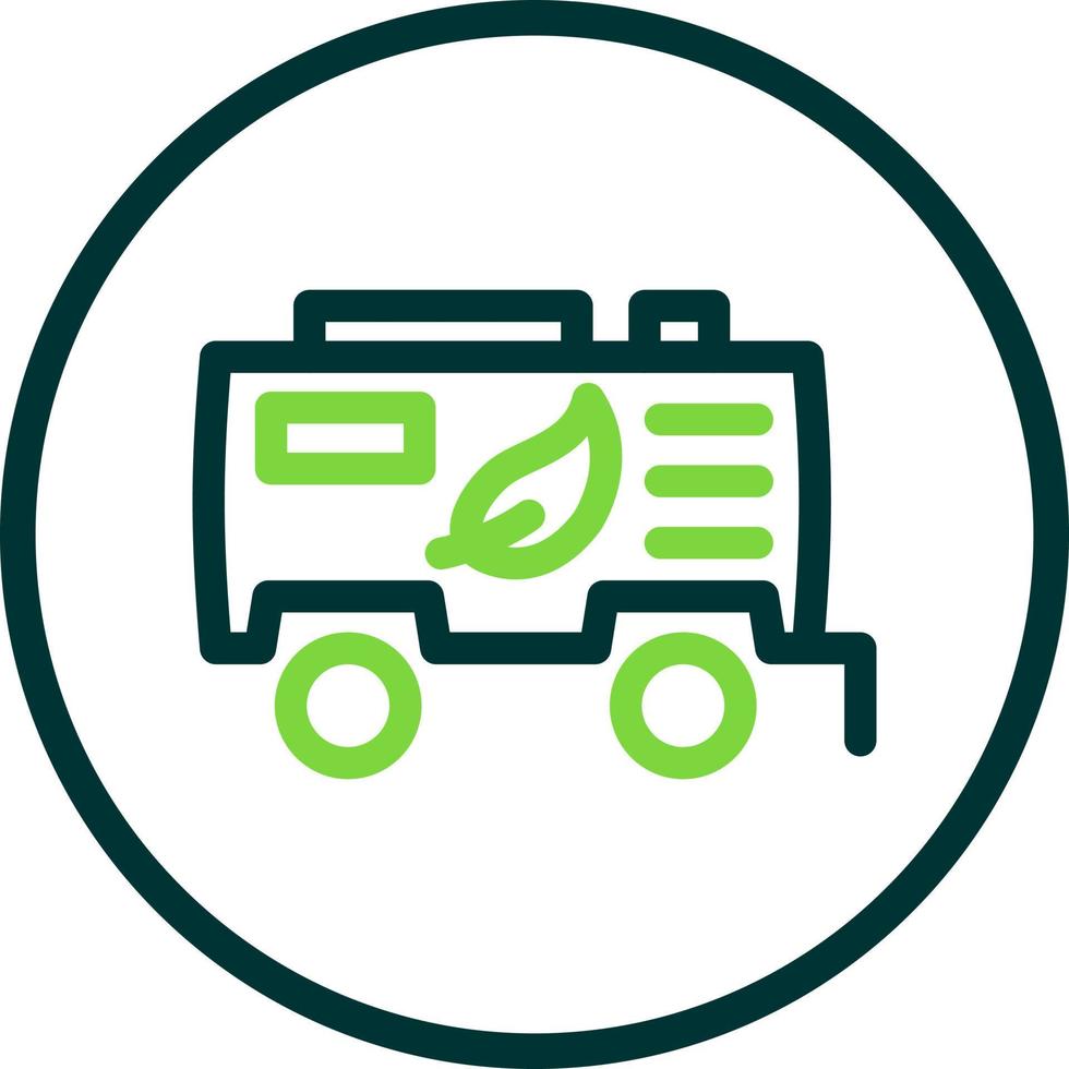 Biofuel Tank Flat Icon vector
