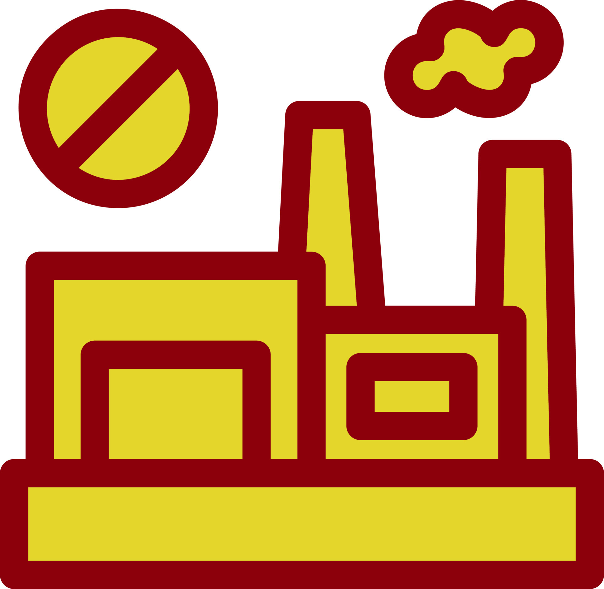 No Fossil Fuels Flat Icon 15820229 Vector Art at Vecteezy