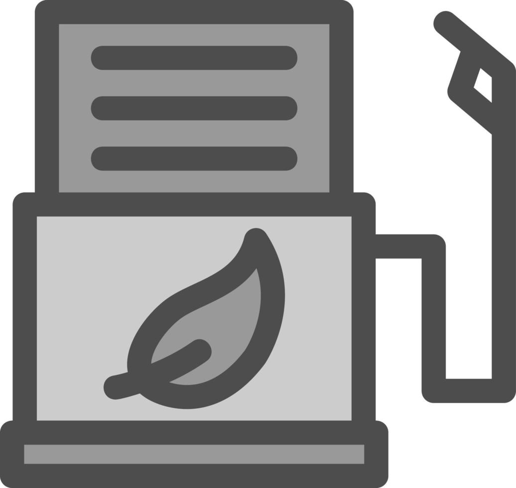 Biofuel Station Flat Icon vector