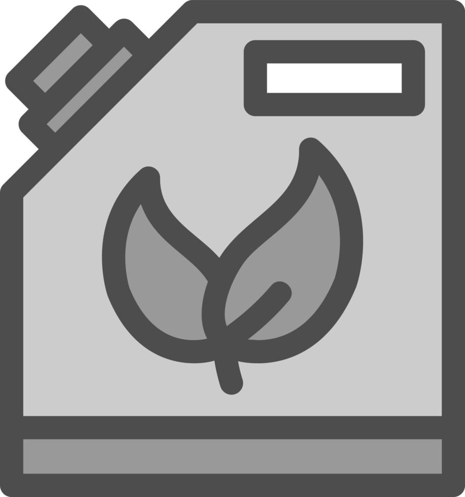 Biofuel Can Flat Icon vector