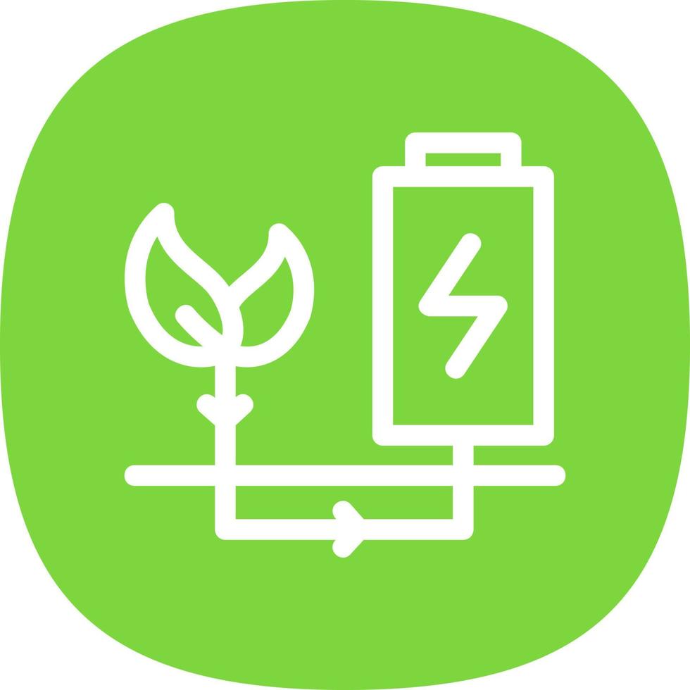 Green Energy Flat Icon vector