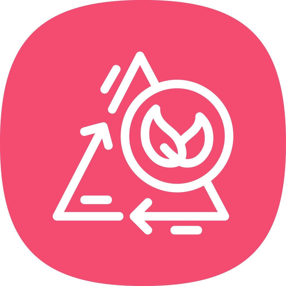 Zero Emission Flat Icon vector