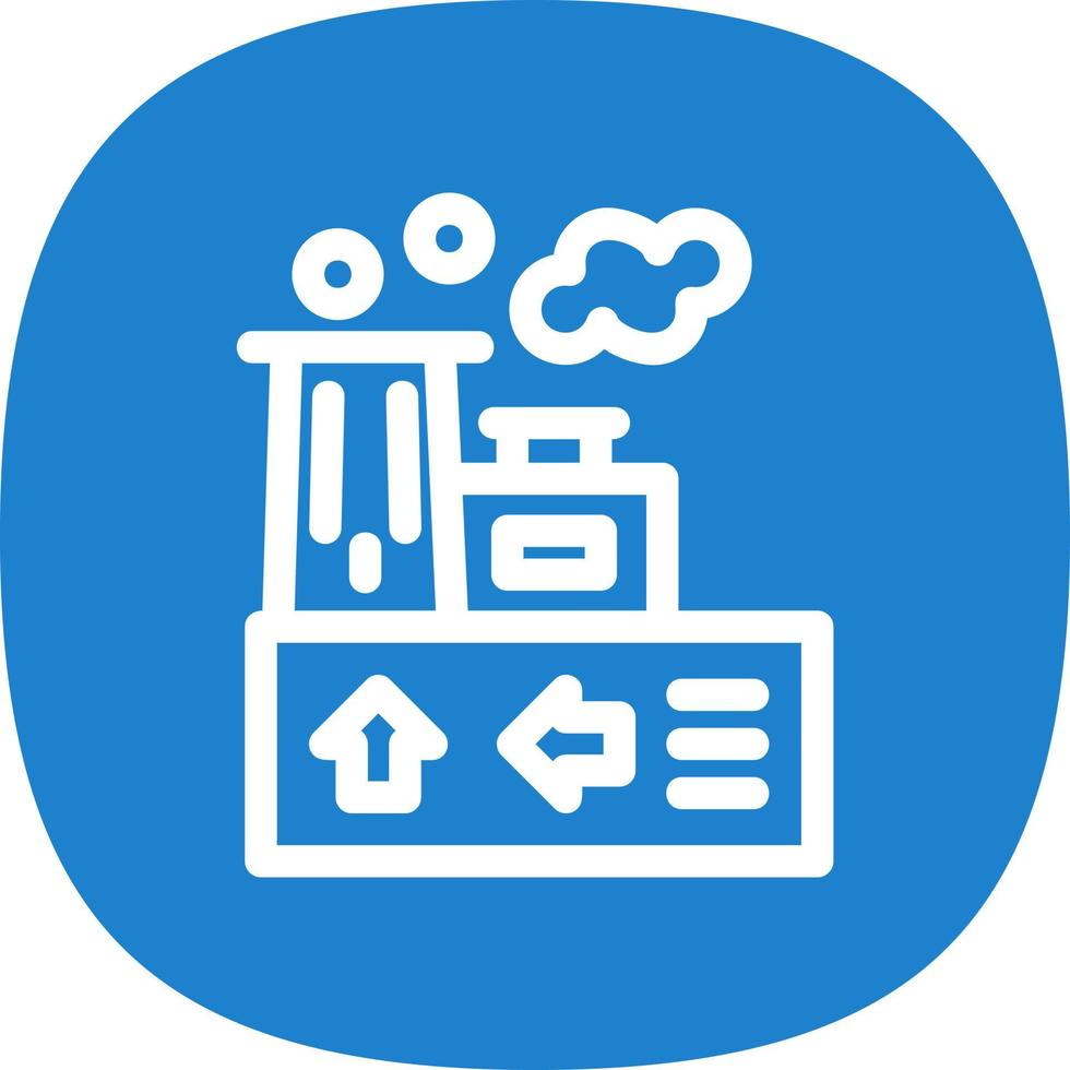 Geothermal Energy Flat Icon vector