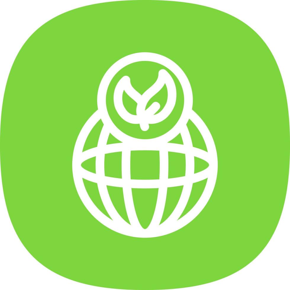 Eco Earth Flat Icon vector