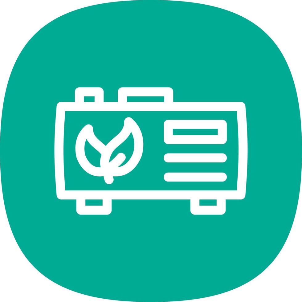 Biogas Flat Icon vector