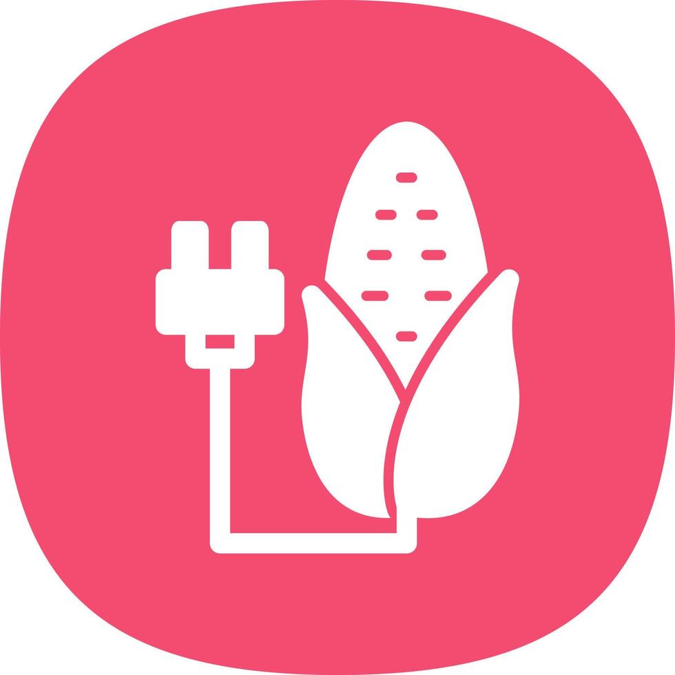 Corn Energy Flat Icon vector