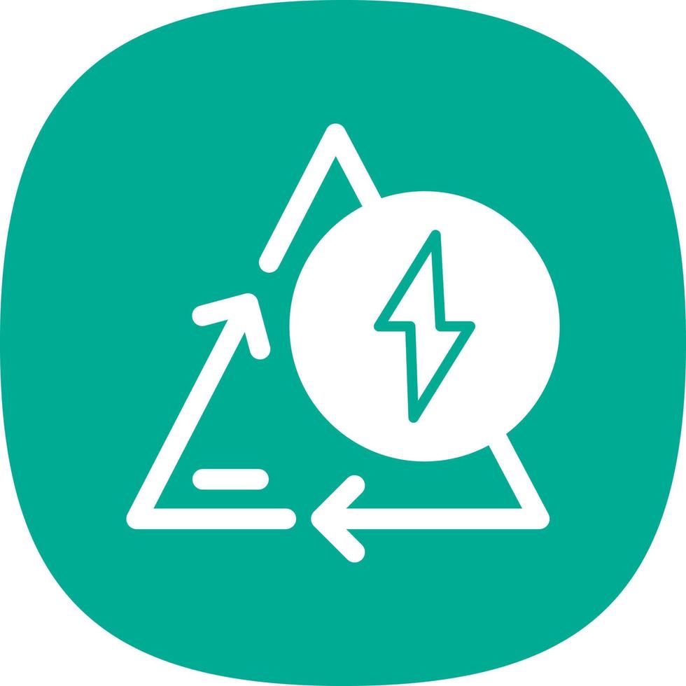 Recycle Energy Flat Icon vector