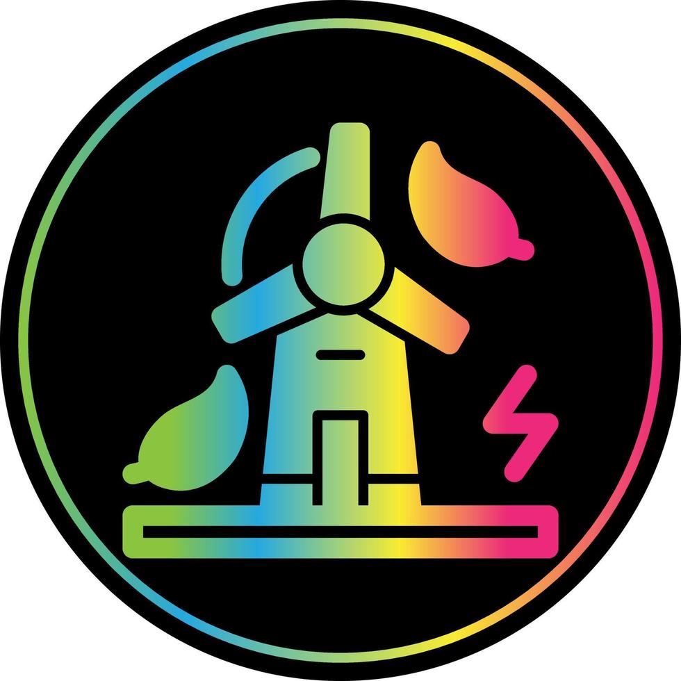 Windmill Flat Icon vector