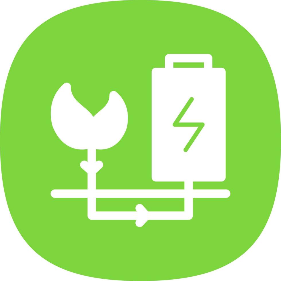 Green Energy Flat Icon vector