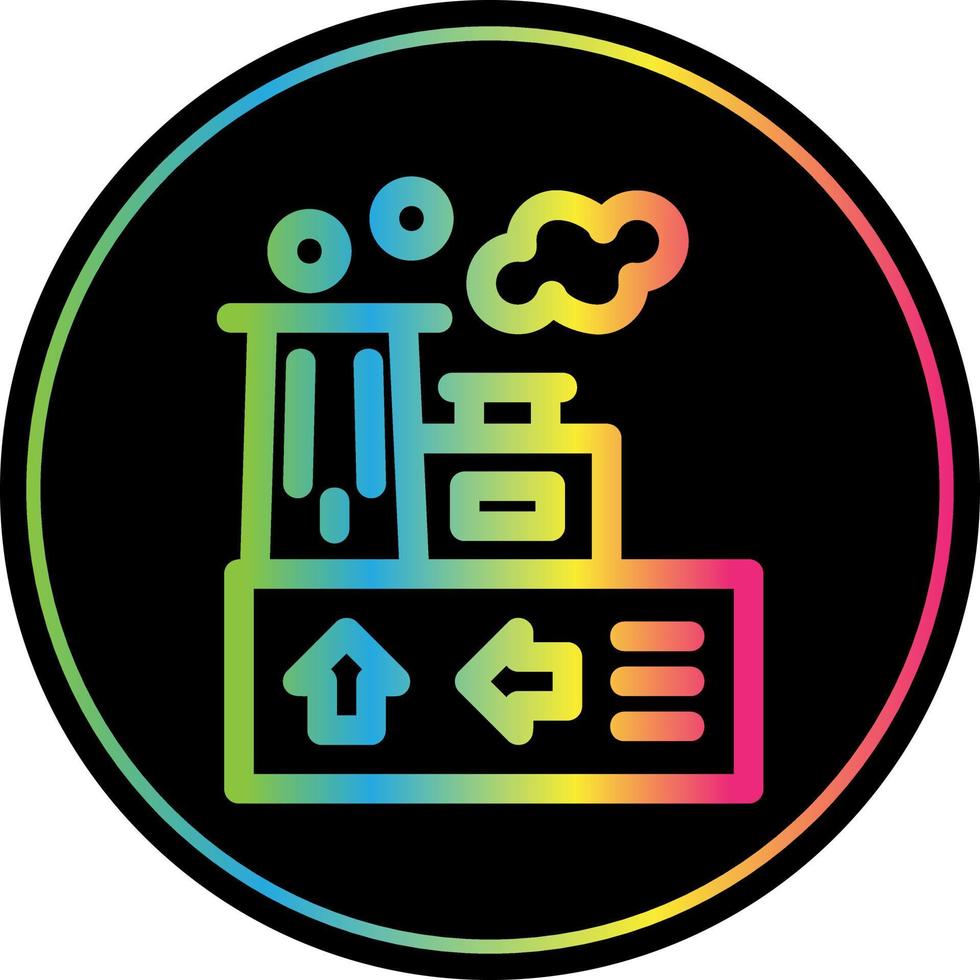Geothermal Energy Flat Icon vector
