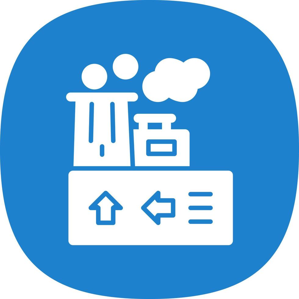 Geothermal Energy Flat Icon vector