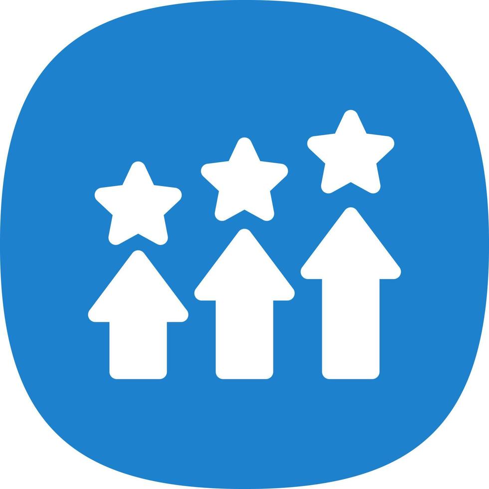 Level Up Line Vector Icon Design