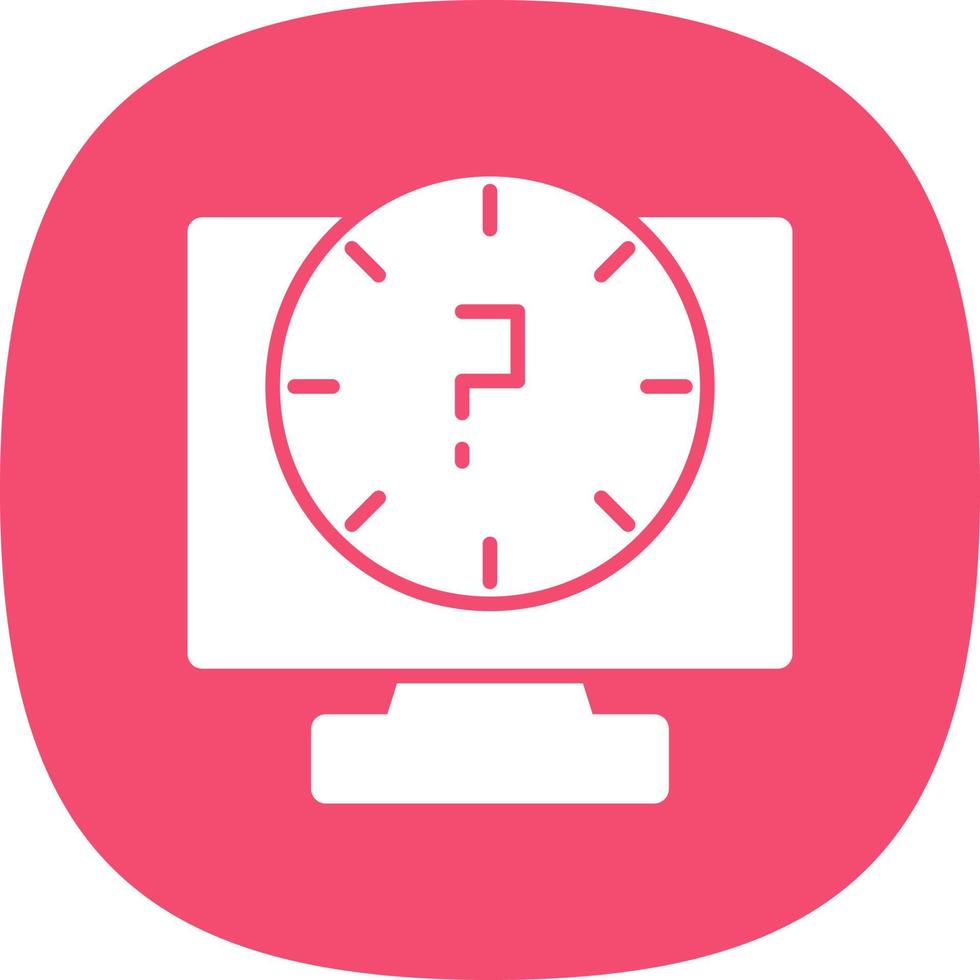 Lag Line Vector Icon Design