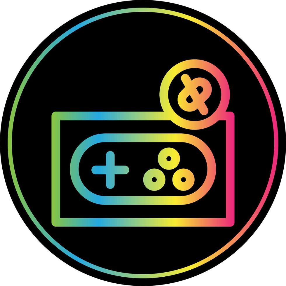 Game Disconnect Line Vector Icon Design