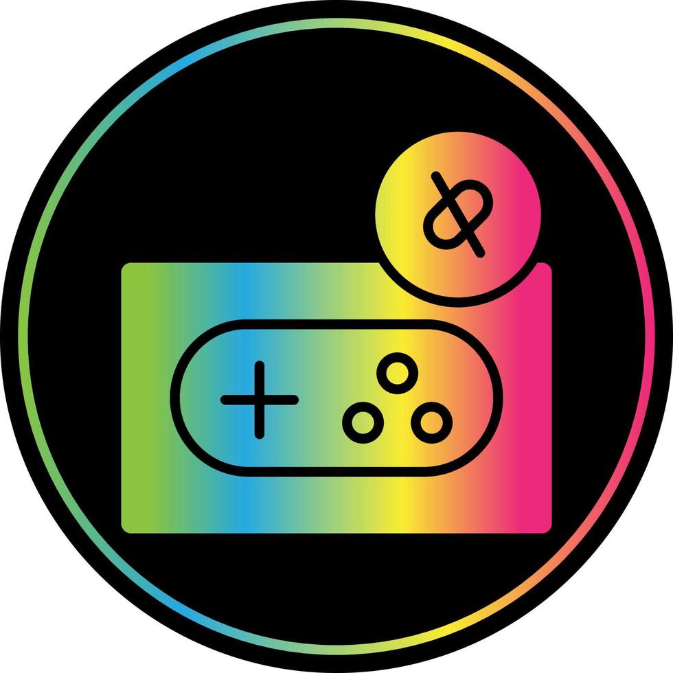 Game Disconnect Line Vector Icon Design