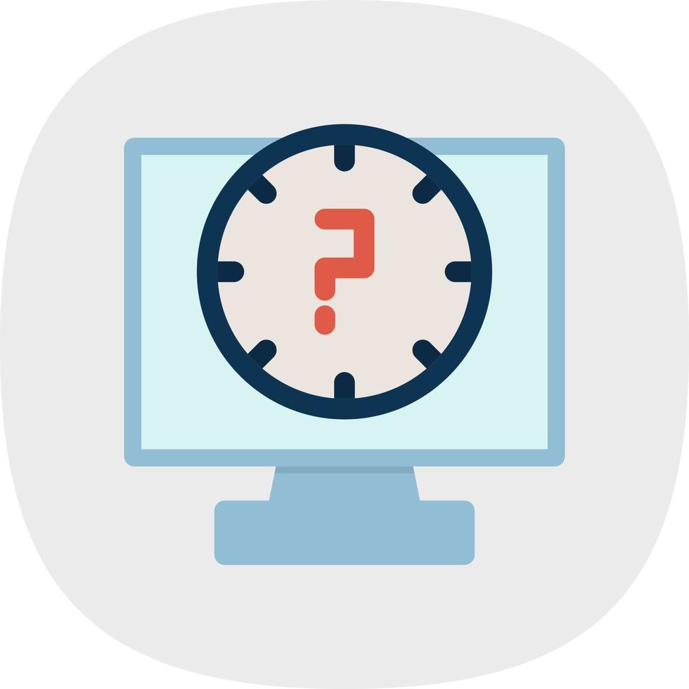 Lag Line Vector Icon Design