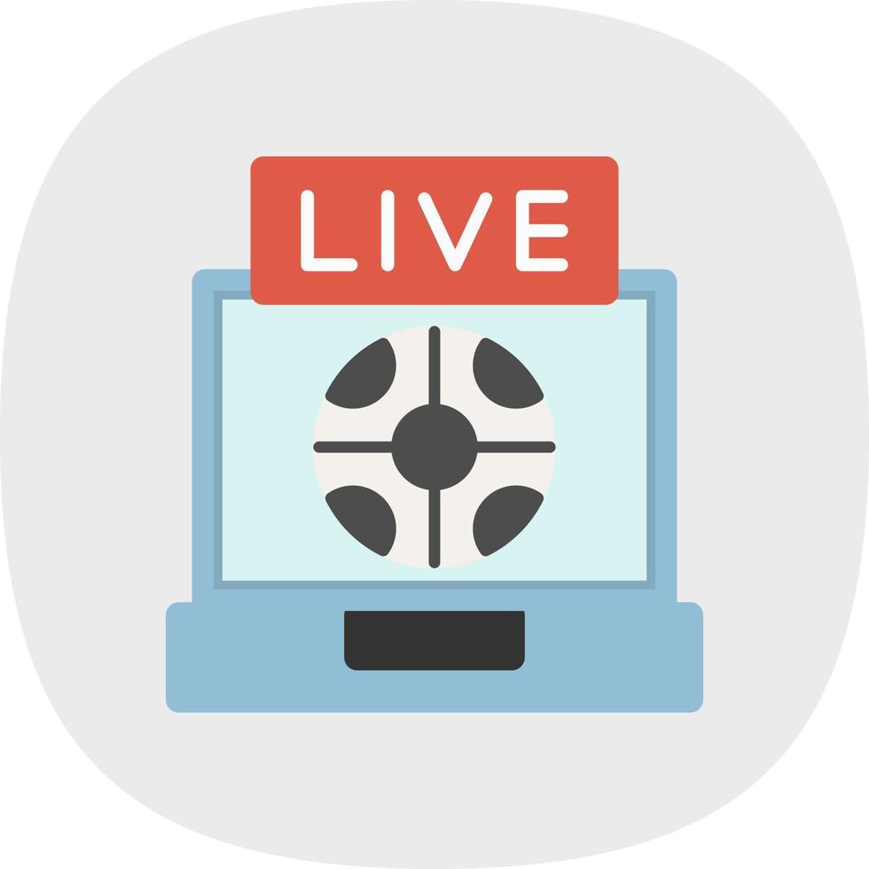 Online Gaming Line Vector Icon Design