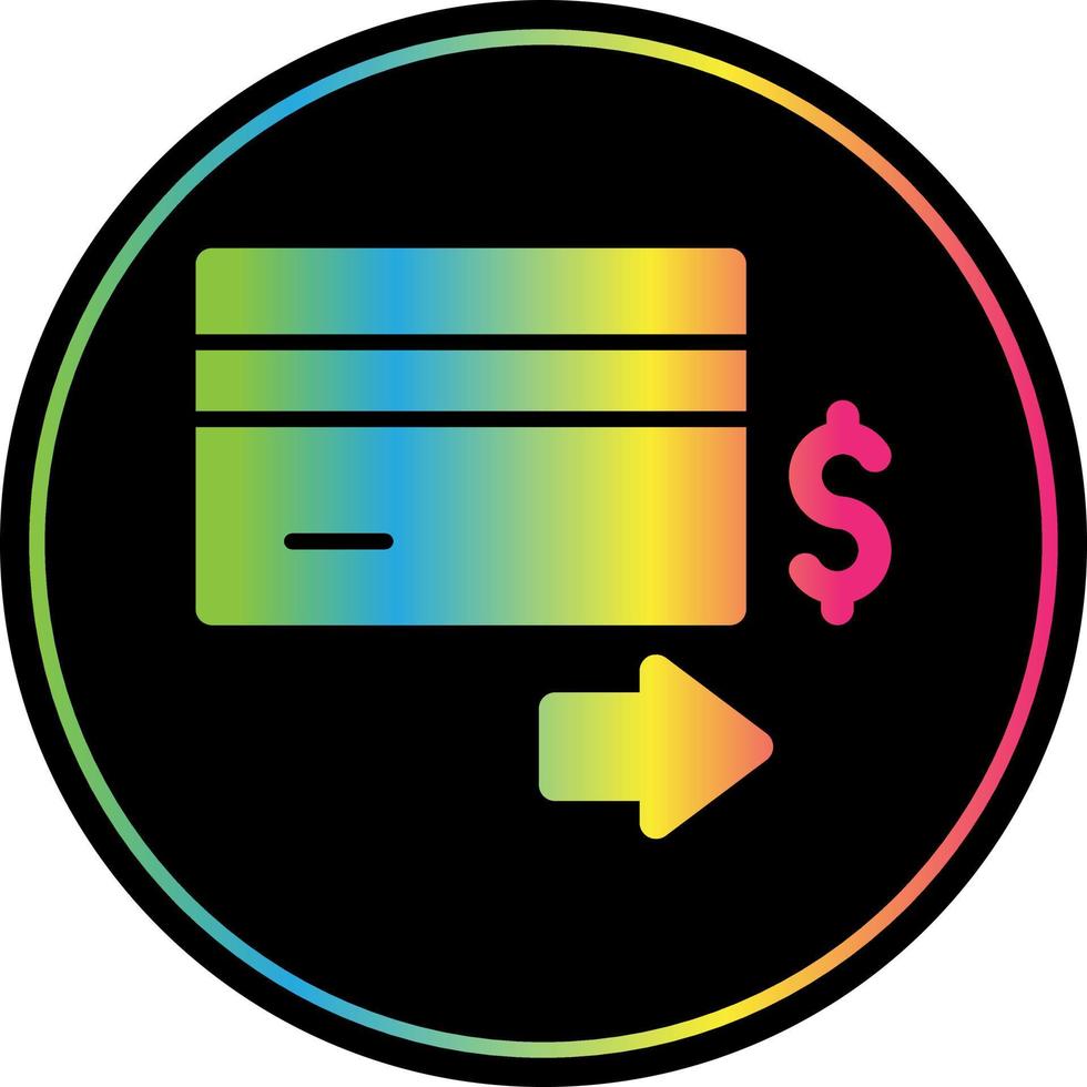 Credit Card Payment Line Vector Icon Design