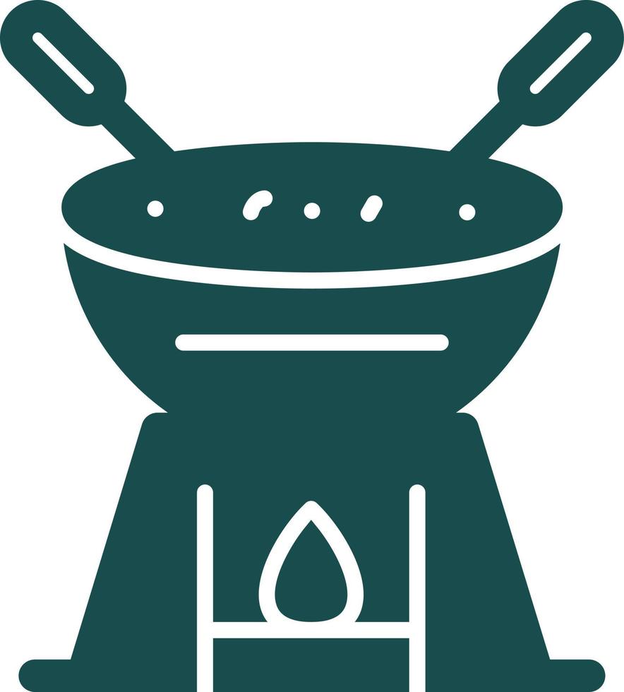 Fondue Vector Icon Design