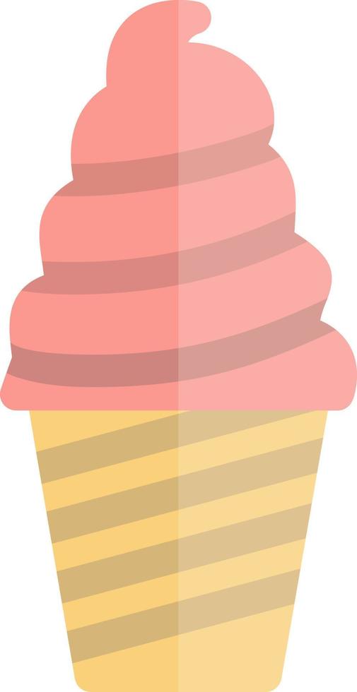 Ice Cream Cup Vector Icon Design
