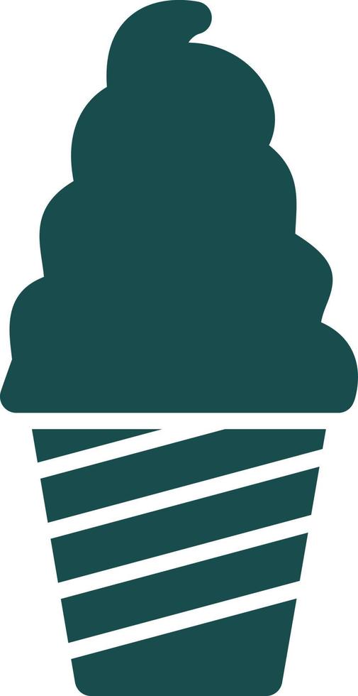 Ice Cream Cup Vector Icon Design