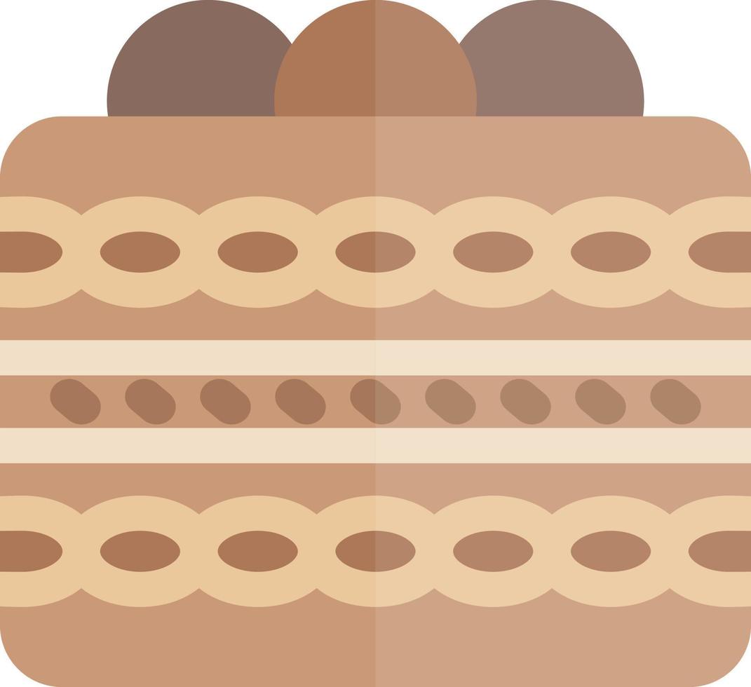 Tiramisu Vector Icon Design