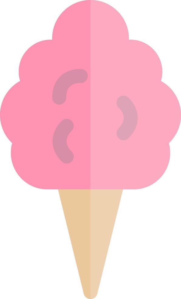 Cotton Candy Vector Icon Design