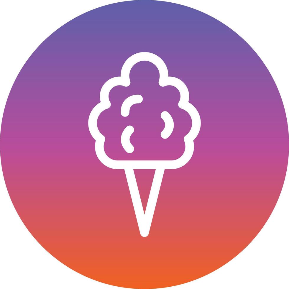 Cotton Candy Vector Icon Design