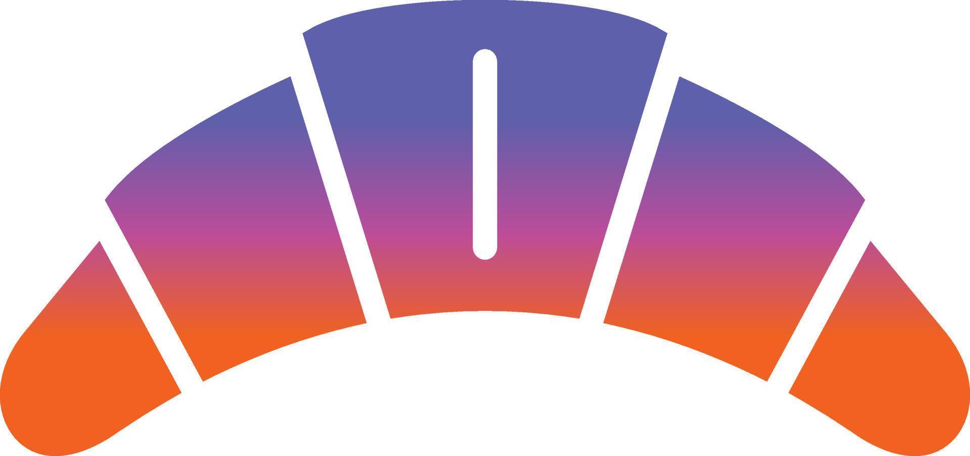 Croissant Vector Icon Design