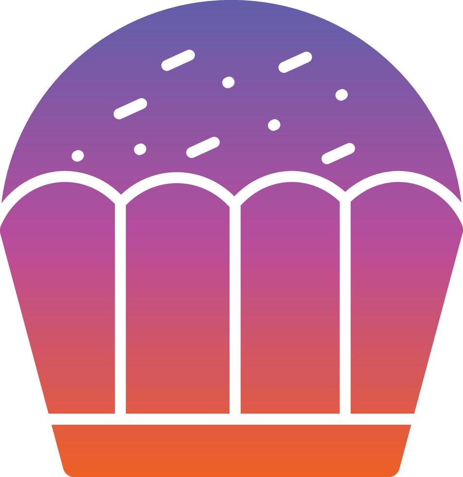 Cupcake Vector Icon Design