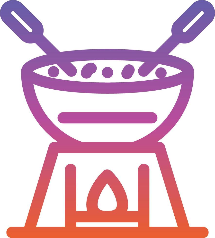 Fondue Vector Icon Design