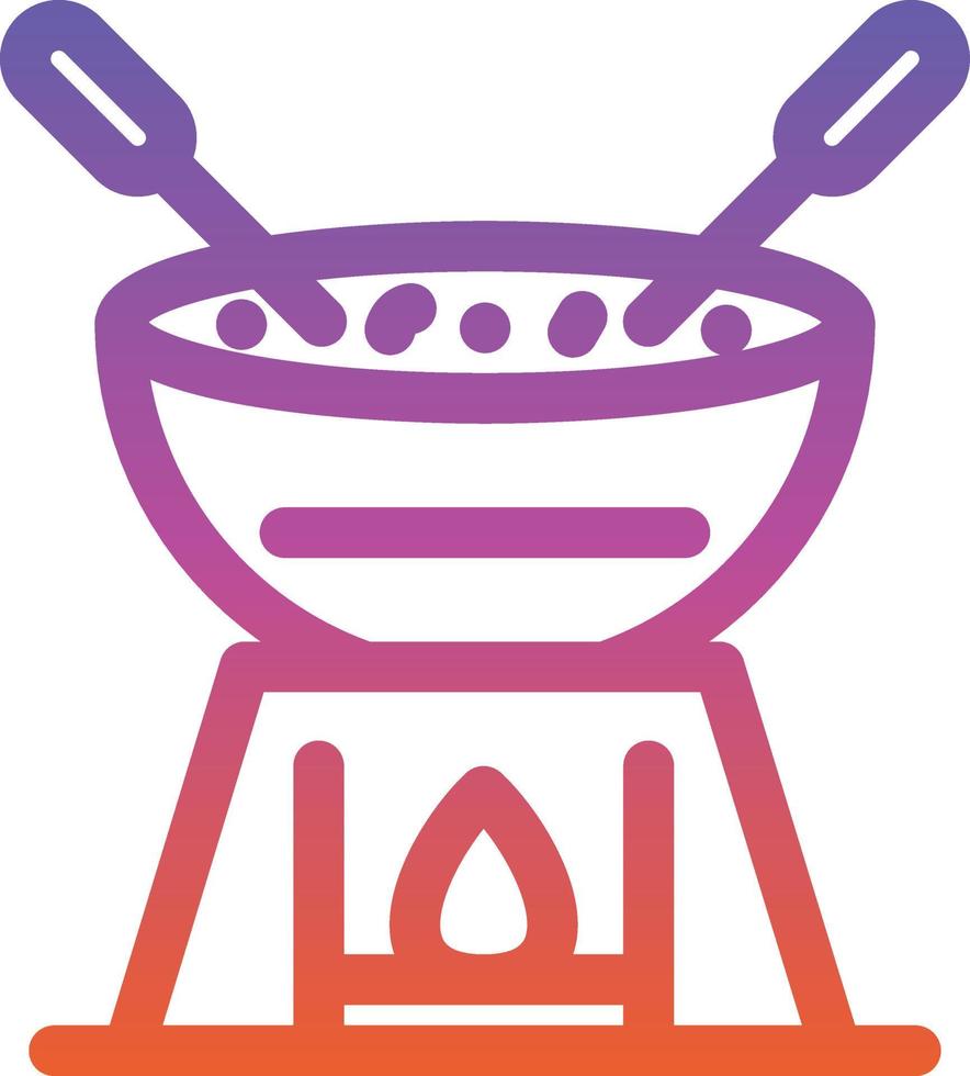 Fondue Vector Icon Design