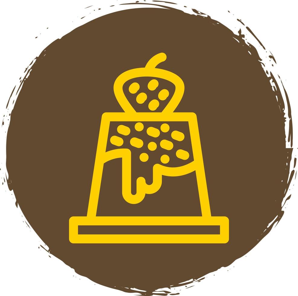 Pudding Vector Icon Design