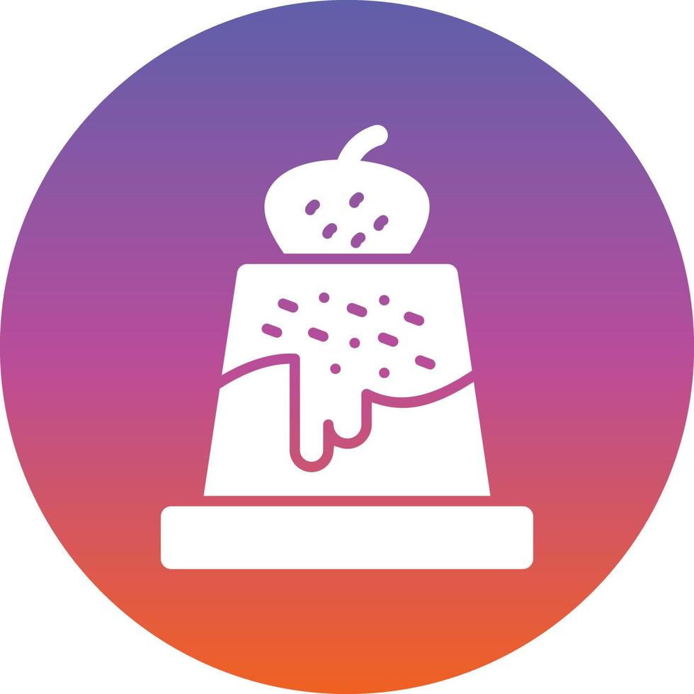 Pudding Vector Icon Design