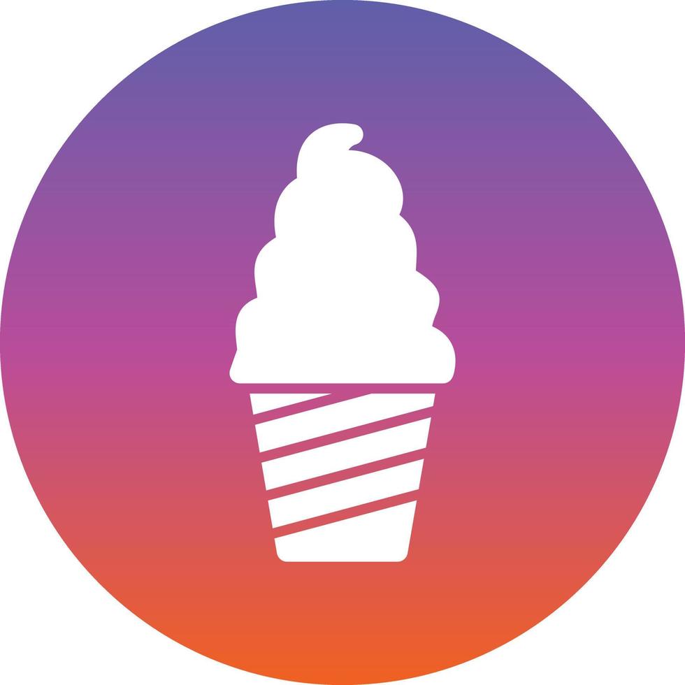 diseño de icono de vector de taza de helado