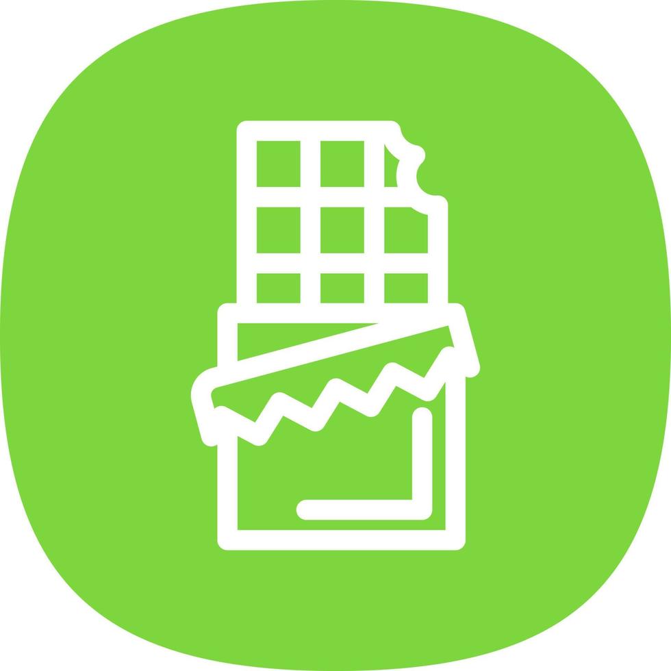 Chocolate Bar Vector Icon Design