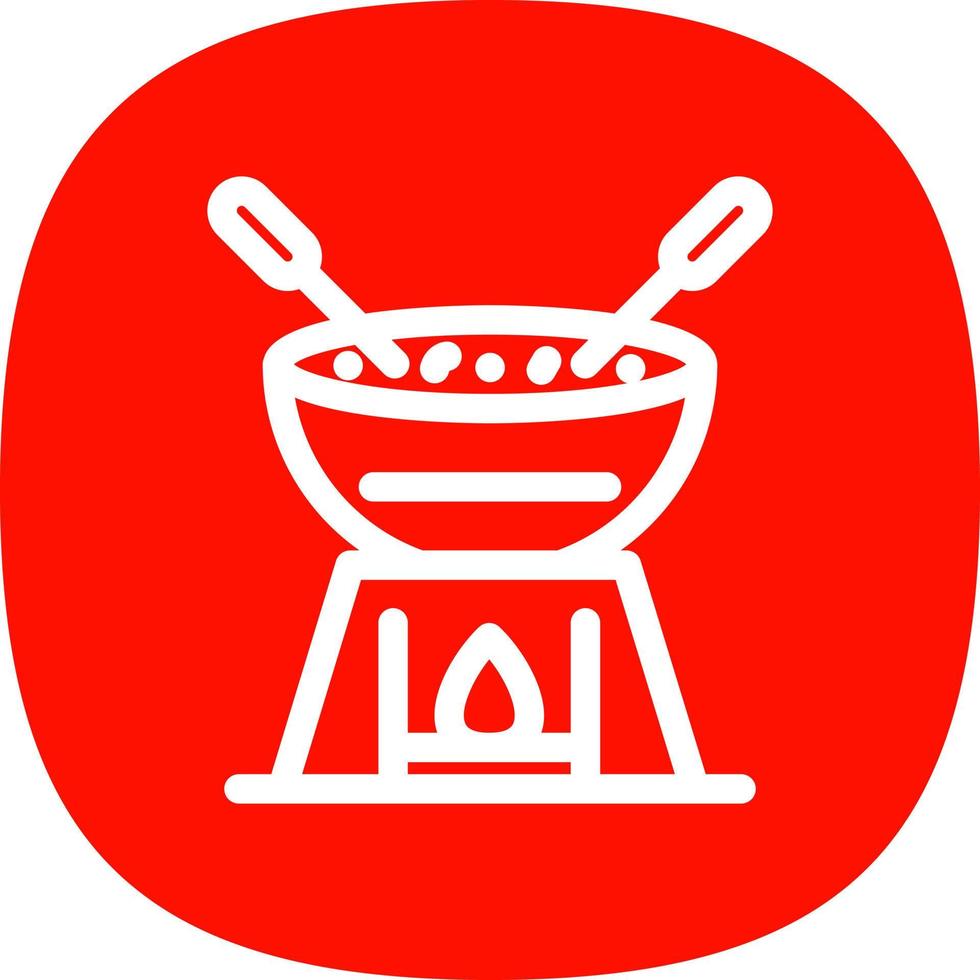 Fondue Vector Icon Design