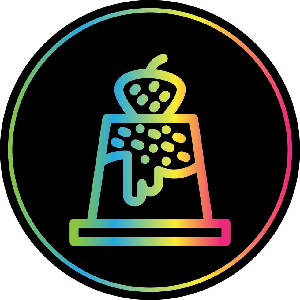 Pudding Vector Icon Design
