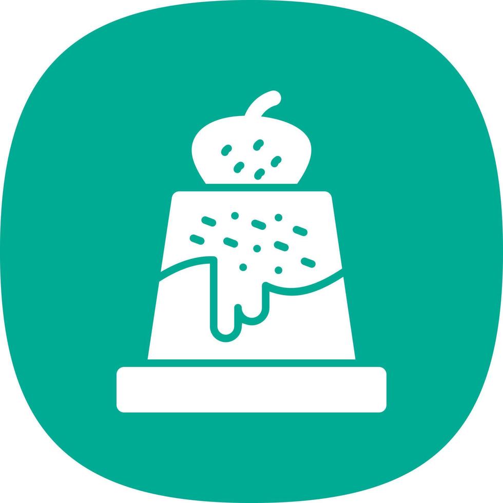 Pudding Vector Icon Design
