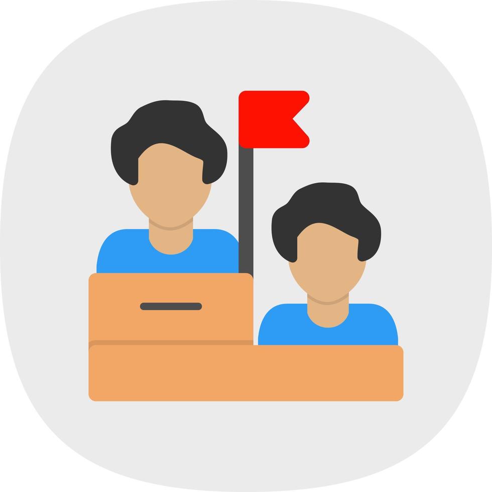 Leadership Vector Icon Design