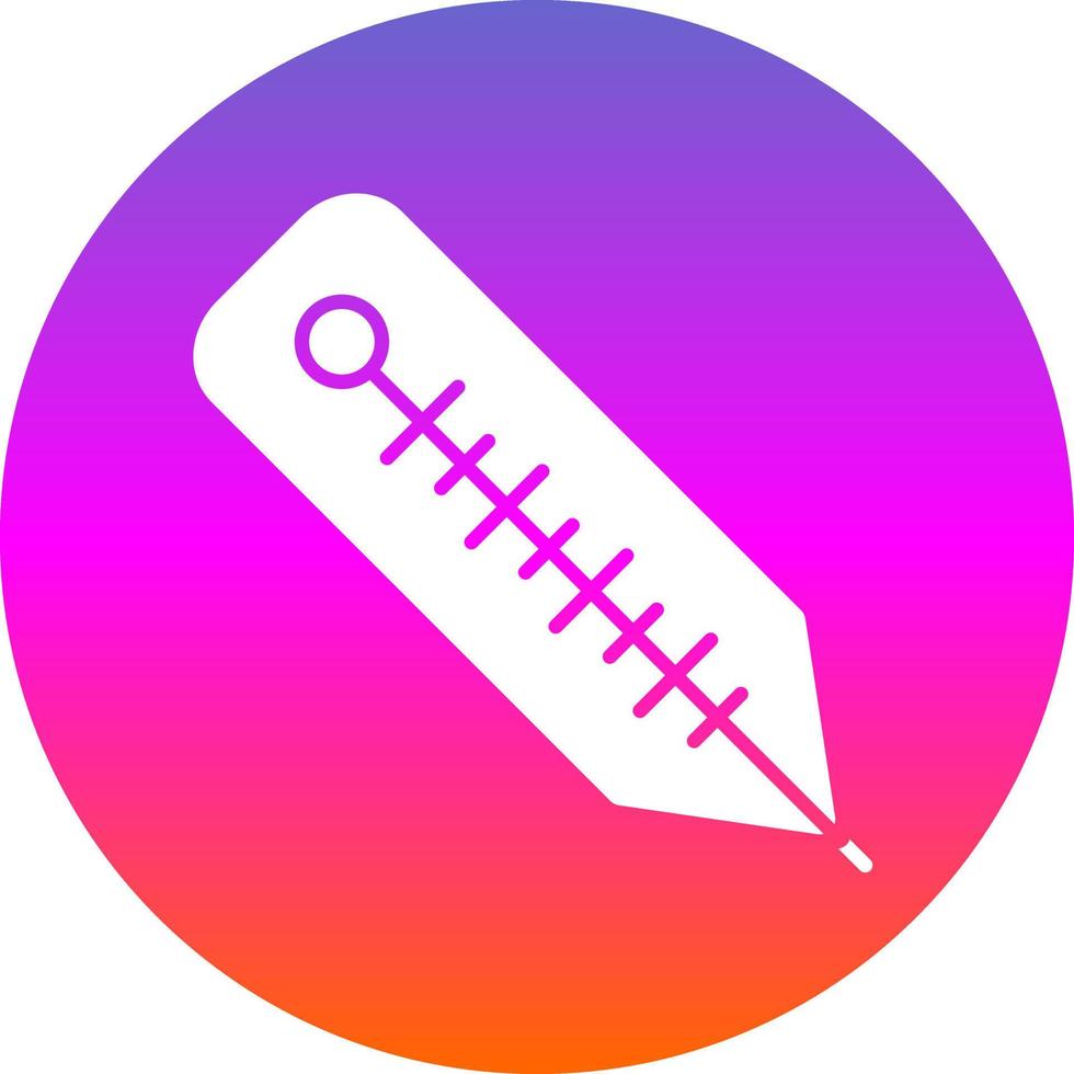 Thermometer Vector Icon Design