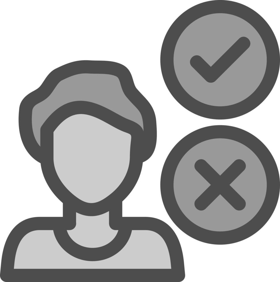 Decision Making Vector Icon Design